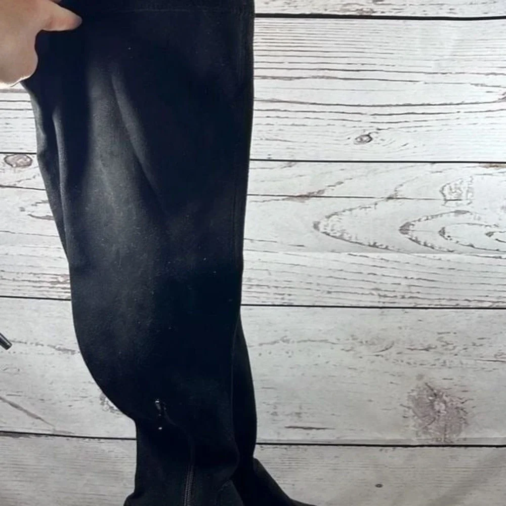 LL‎ Rocket size  7.5 over the knee black 1 inch heel boot New without tag